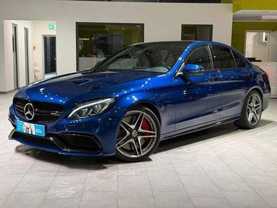 Usata Mercedes C63S AMG AMG 510 CV (375 kW) 2015 Blu Berlina