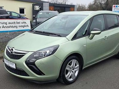 Gebraucht Opel Zafira Tourer Edition 131 PS (96 kW) 2012 Fresh mint Van / Kleinbus