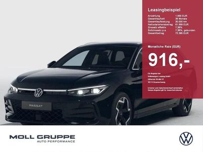 Neu VW Passat R-line 150 PS (110 kW) 2026 Grenadillschwarz metallic Kombi