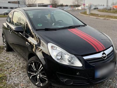 Używany Opel Corsa 90 KM (66 kW) 2009 Czarny Hatchback