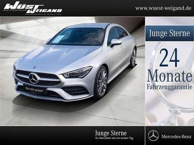 Gebraucht Mercedes CLA200 AMG line 163 PS (119 kW) 2020 Iridiumsilber Coupé