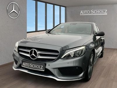 Grau Gebraucht 2017 Mercedes C180 AMG Limousine | 21.745 € (Teuer)