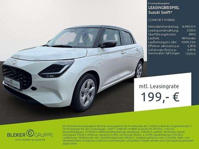 Pure white / mineral Gebraucht 2024 Suzuki Swift Comfort Kleinwagen | 15.580 €