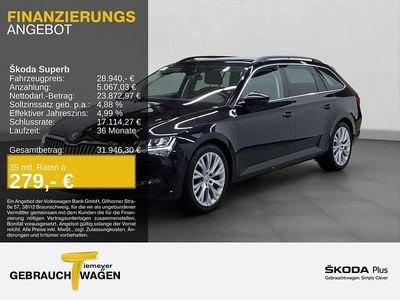 Gebraucht Skoda Superb 200 PS (147 kW) 2022 Schwarz Kombi