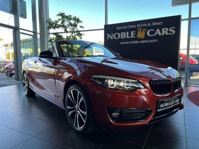 Usata BMW 220 Sport Line 190 CV (139 kW) 2019 Arancione Cabrio