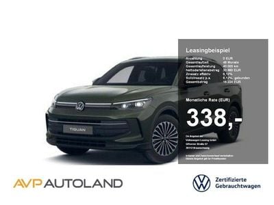 Gebraucht VW Tiguan Goal 150 PS (110 kW) 2025 Grün SUV