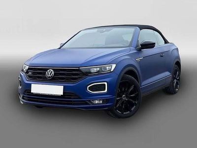 Gebraucht VW T-Roc Cabriolet R-line Edition 150 PS (110 kW) 2021 Blau Cabrio