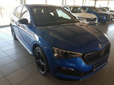Gebraucht Skoda Scala Monte Carlo 150 PS (110 kW) 2022 Raceblau metallic (metallic) Kleinwagen