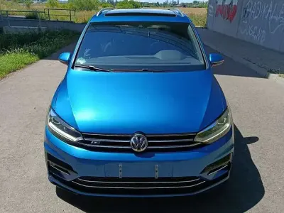 Gebraucht VW Touran Highline 225 PS (165 kW) 2017 Blau Van / Kleinbus