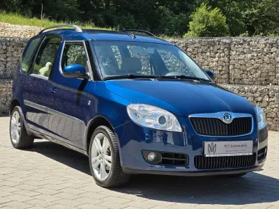 Gebraucht Skoda Roomster Comfort 86 PS (63 kW) 2007 Blau Van / Kleinbus