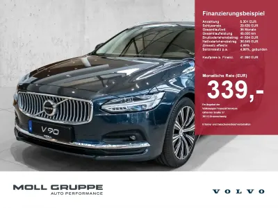 Brugt Volvo V90 Plus 197 HK (144 kW) 2024 Blå Stationcar