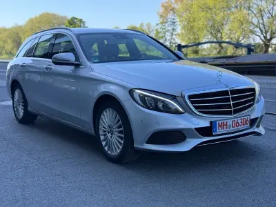 Brugt Mercedes C180 Exclusive 156 HK (114 kW) 2018 Sølv Sedan
