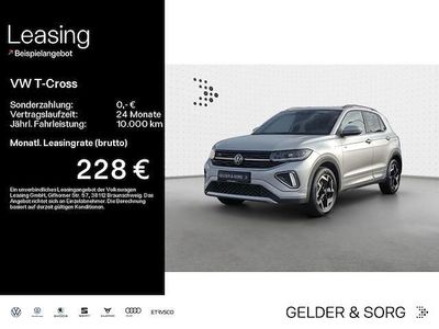 Gebraucht VW T-Cross R-line 150 PS (110 kW) 2025 Reflexsilber metallic SUV