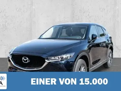 Gebraucht Mazda CX-5 Exclusive-Line 194 PS (142 kW) 2021 Blau metallic SUV