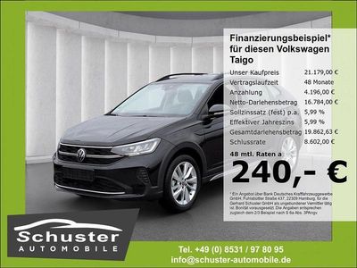 Gebraucht VW Taigo Life 116 PS (85 kW) 2024 Schwarz SUV