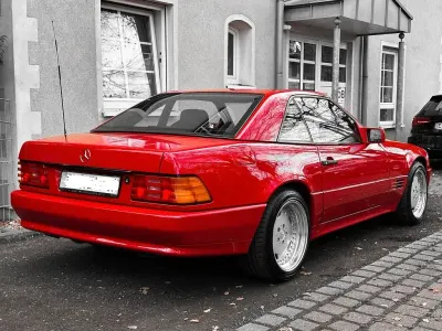 Usata Mercedes SL300 190 CV (139 kW) 1992 Rosso Cabrio