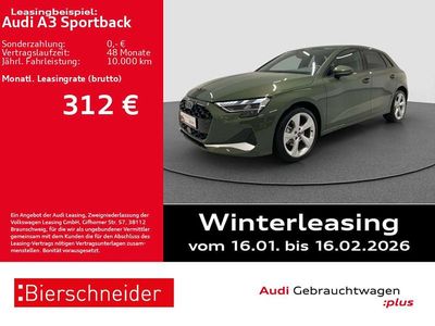 Distriktgrün metallic Gebraucht 2025 Audi A3 Advanced Plus Limousine | 34.850 € (Fairer Preis)