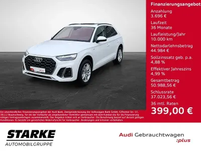 Gebraucht Audi Q5 S-Line 204 PS (150 kW) 2024 Weiß (arkonaweiß) SUV