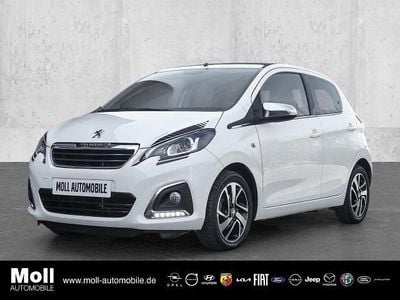 Gebraucht Peugeot 108 Top! Collection 72 PS (52 kW) 2020 Weiss Kleinwagen