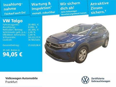 Gebraucht VW Taigo Life 95 PS (69 kW) 2024 Blau SUV