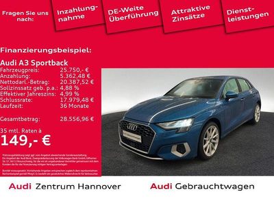 Gebraucht Audi A3 Sport 204 PS (150 kW) 2022 Atollblau metallic Limousine