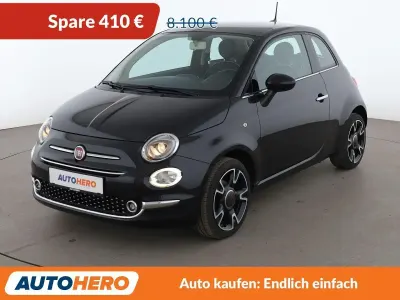 Gebraucht Fiat 500 Lounge 69 PS (50 kW) 2016 Schwarz Kleinwagen