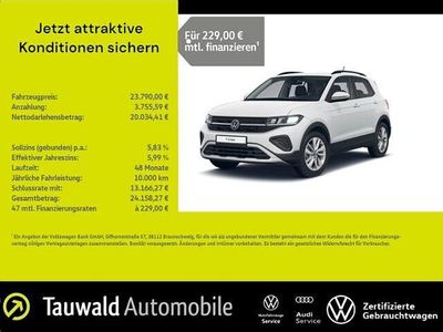 Gebraucht VW T-Cross Life 95 PS (69 kW) 2024 Weiß SUV