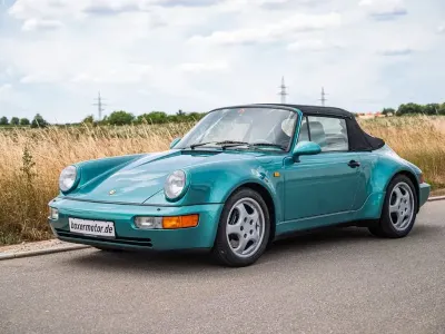 Gebraucht Porsche 911 Carrera Cabriolet 250 PS (183 kW) 1992 Grün Cabrio