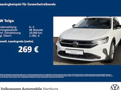 Neu VW Taigo Life 116 PS (85 kW) 2025 Weiß SUV