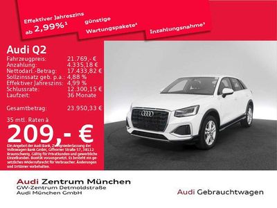 Gebraucht Audi Q2 Advanced Plus 110 PS (80 kW) 2023 Ibisweiß SUV