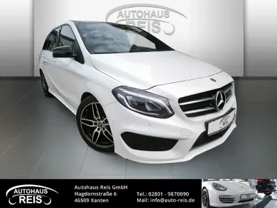 Gebraucht Mercedes B200 AMG line 156 PS (114 kW) 2018 Weiss Van / Kleinbus
