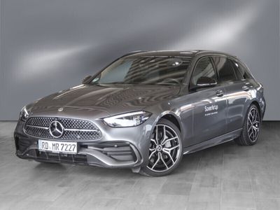 gebraucht Mercedes C220 d T AMG NIGHT KAMERA DISTR SPUR PANO AHK