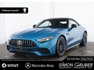 Gebraucht Mercedes SL43 AMG AMG 421 PS (309 kW) 2025 Lack hyperblau (metallic) Cabrio