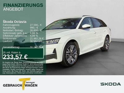 Weiß Gebraucht 2024 Skoda Octavia Selection Kombi | 27.590 € (Fairer Preis)
