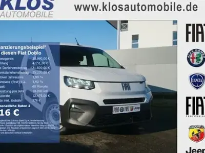 Ny Fiat Doblò 102 HK (75 kW) 2026 Hvid MPV