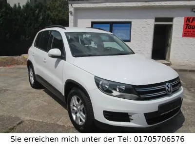 Gebraucht VW Tiguan Trendline 122 PS (89 kW) 2014 Weiß SUV