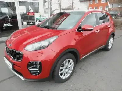 Używany Kia Sportage GT-Line 177 KM (130 kW) 2017 Czerwony SUV