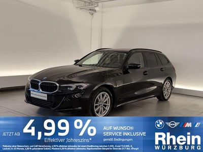 Gebraucht BMW 320e Sport Line 204 PS (150 kW) 2022 Schwarz Kombi