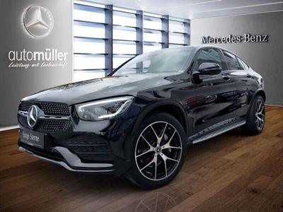 gebraucht Mercedes 200 GLCd 4M Coupé AMG AHK+Keyless+Totw.+360°