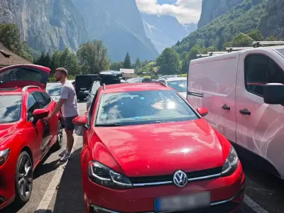 Gebraucht VW Golf VII 116 PS (85 kW) 2019 Rot Kombi