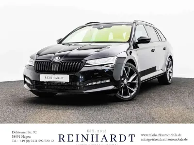 Gebraucht Skoda Superb SportLine 150 PS (110 kW) 2022 Schwarzmagic perleffekt Kombi