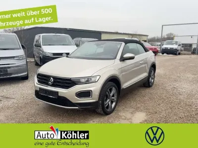 Gebraucht VW T-Roc Cabriolet Style 150 PS (110 kW) 2022 Ivory silver metallic Cabrio