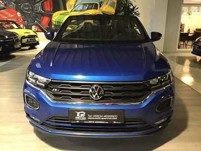 Gebraucht VW T-Roc Cabriolet R-line 150 PS (110 kW) 2021 Blau Cabrio