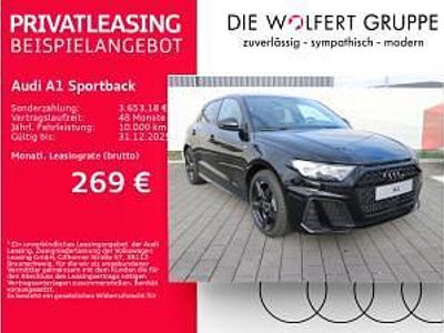 Neu Audi A1 Sportback S-Line 116 PS (85 kW) 2025 Schwarz (mythosschwarz metallic) Kleinwagen