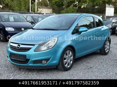 Gebraucht Opel Corsa Edition 69 PS (50 kW) 2010 Blau Kleinwagen