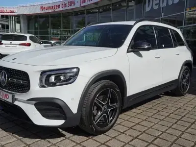 Brugt Mercedes GLB200 AMG line 163 HK (119 kW) 2021 Hvid SUV
