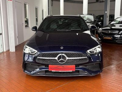 Blau Gebraucht 2023 Mercedes C220 AMG line Kombi | 36.999 € (Fairer Preis)