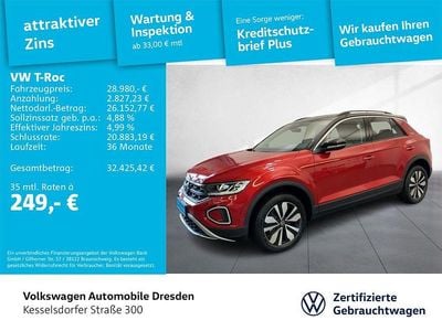 Gebraucht VW T-Roc Goal 150 PS (110 kW) 2025 Rot SUV