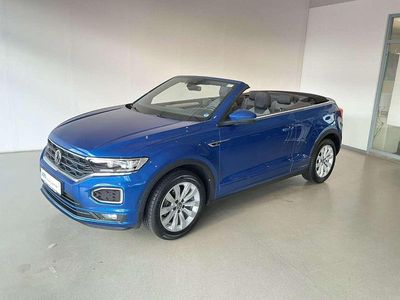 Gebraucht VW T-Roc Cabriolet R-line 150 PS (110 kW) 2021 Blau Cabrio