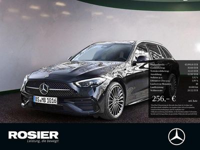 Gebraucht Mercedes C180 AMG line 170 PS (125 kW) 2026 Schwarz / obsidianschwarz Kombi